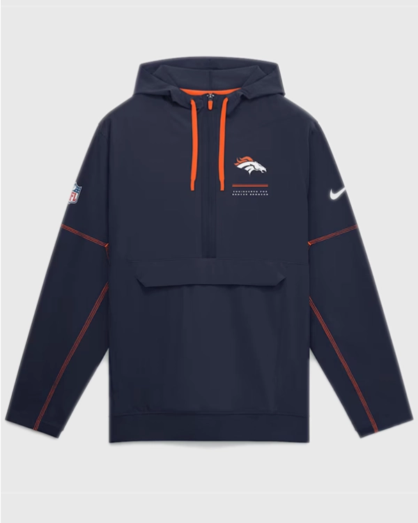 Denver Broncos 2026 Sideline Anorak Half-Zip Jacket