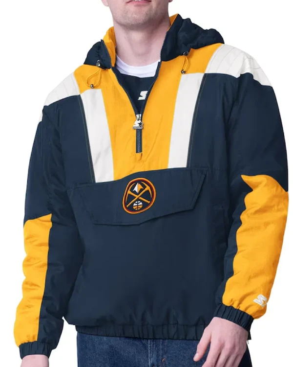Denver Nuggets Half-Zip Pullover Jacket