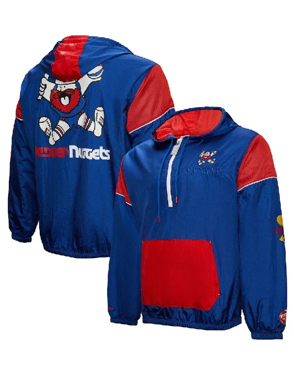 Denver Nuggets Half-Zip Windbreaker Jacket