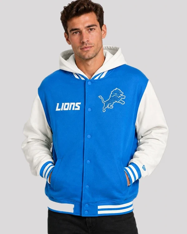 Detroit Lions 2026 New Era Hoodie Jacket
