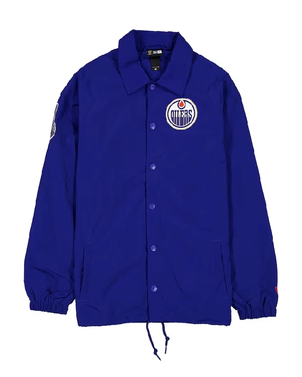 Edmonton Oilers Blue Champs Jacket