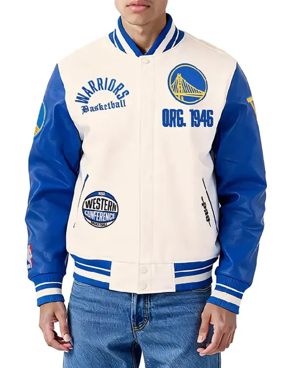 Golden State Warriors Modern Originals Classic Varsity Jacket