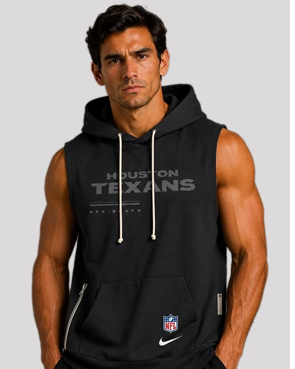 Houston Texans 2026 Sideline Sleeveless Hoodie