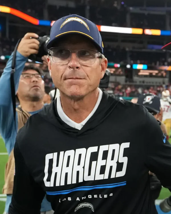 Jim Harbaugh Preseason 2026 Chargers Hooded T-Shirt