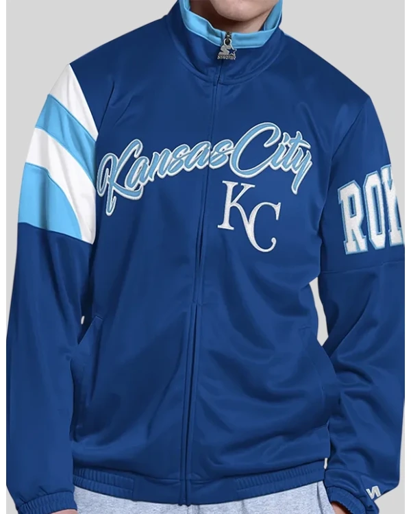 Kansas City Royals Heritage Blue Track Jacket