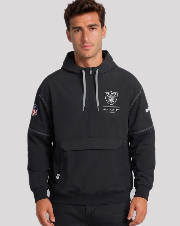 Las Vegas Raiders 2026 Sideline Anorak Half-Zip Jacket