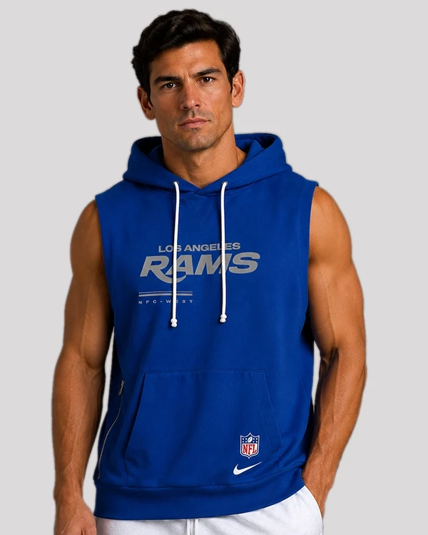 Los Angeles Rams 2026 Sideline Sleeveless Hoodie