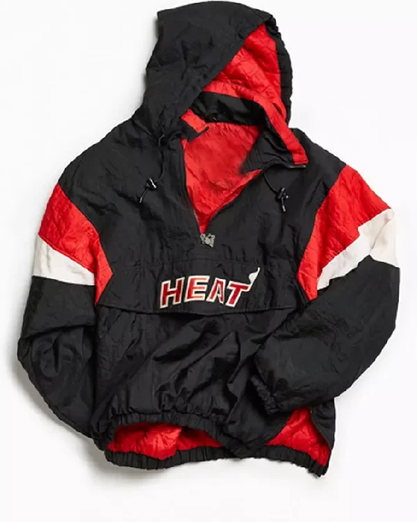 Miami Heat Black Pullover Vintage Jacket