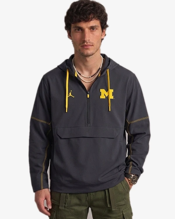 Michigan Wolverines Jordan Sideline Anorak 2026 Jacket