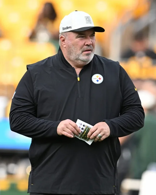 Mike McCarthy Preseason 2026 Pittsburgh Steelers Vest