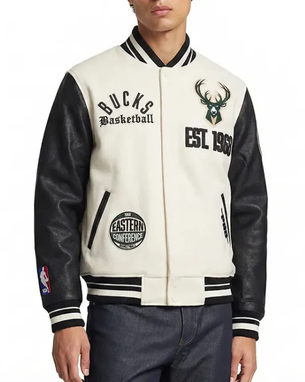 Milwaukee Bucks Modern Originals Classic Varsity Jacket