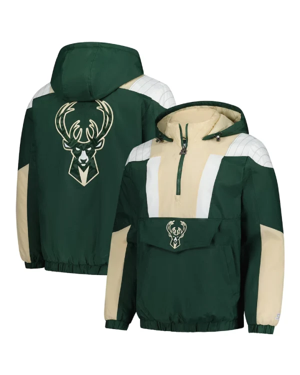 Milwaukee Bucks Starter Pullover Jacket
