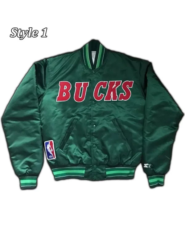 Milwaukee Bucks Starter Satin Jacket