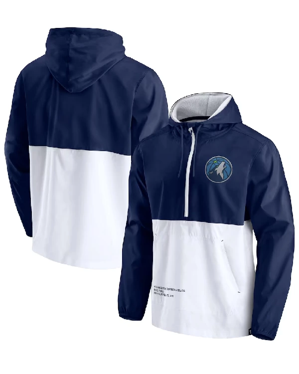 Minnesota Timberwolves Half-Zip Hooded Jacket
