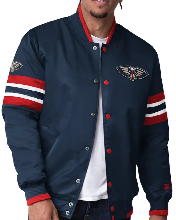 New Orleans Pelicans Full-Snap Starter Jacket