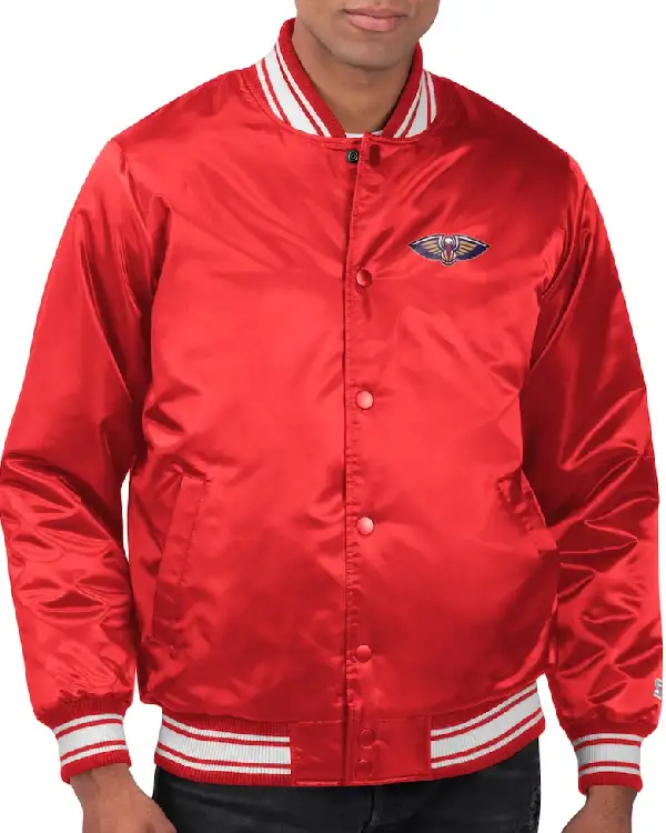 New Orleans Pelicans Starter Satin Varsity Jacket