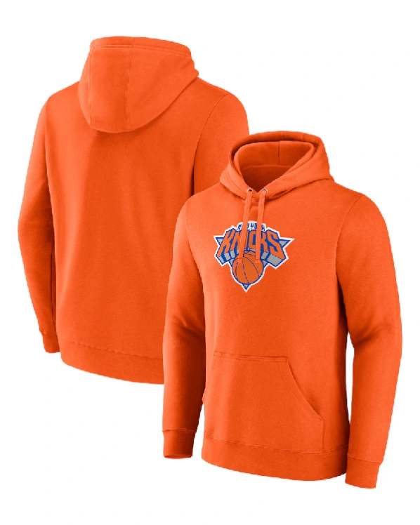 New York Knicks Pullover Orange Hoodie