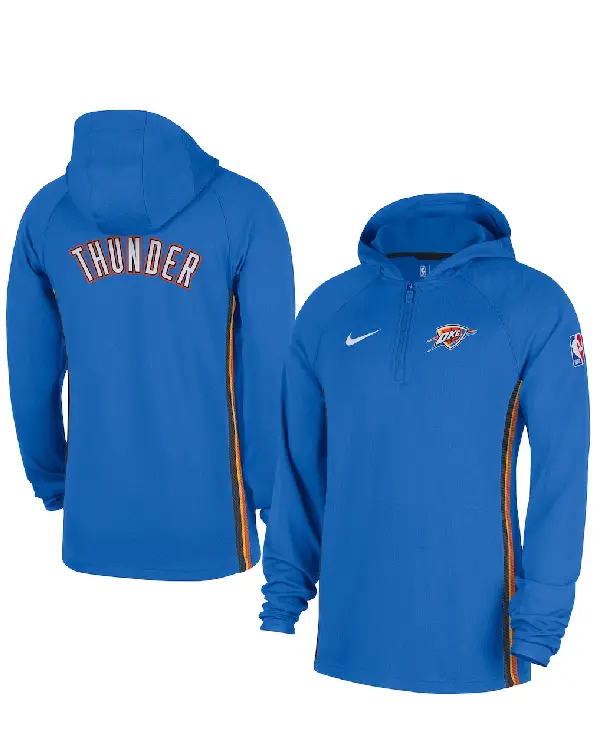 Oklahoma City Thunder Blue Hooded Jacket
