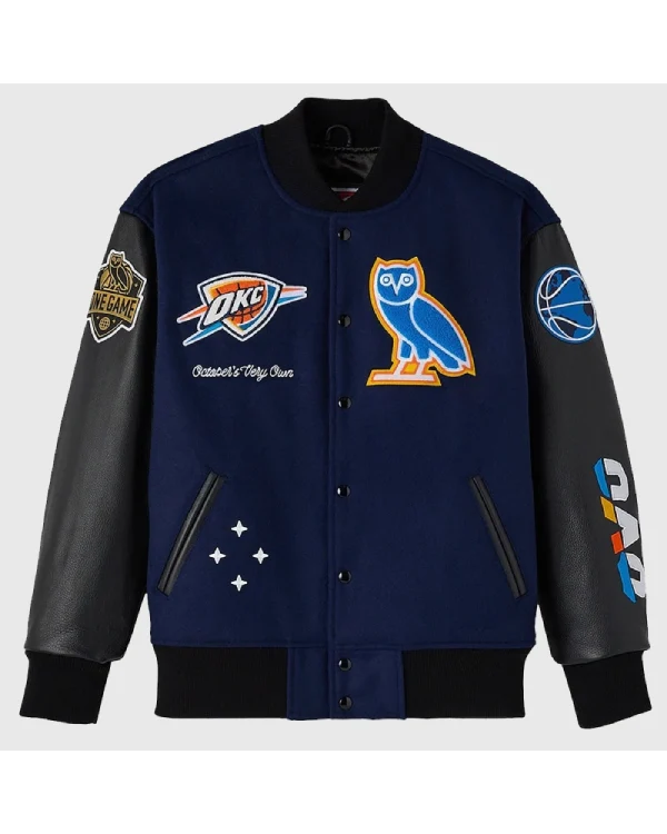 Oklahoma City Thunder Full-Snap Varsity Jacket