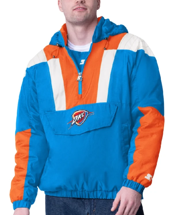 Oklahoma City Thunder Half-Zip Pullover Jacket
