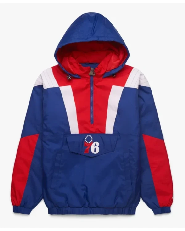 Philadelphia 76ers Half-Zip Pullover Jacket