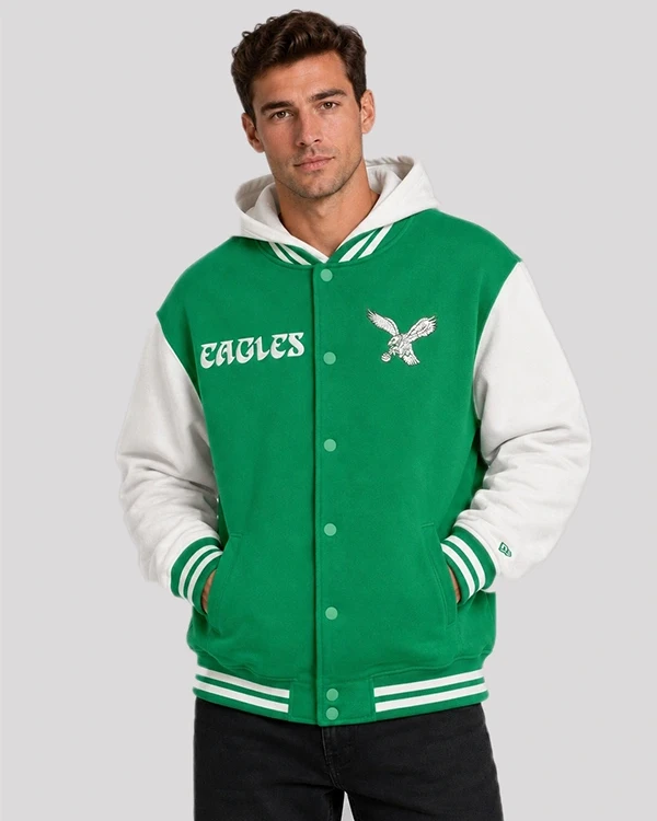 Philadelphia Eagles 2026 New Era Hoodie Jacket