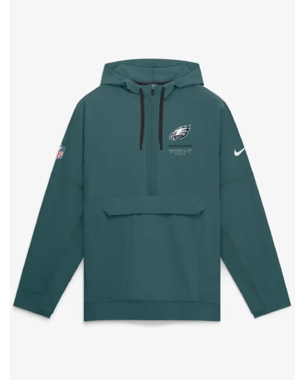 Philadelphia Eagles Sideline Anorak Half-Zip Jacket 2026