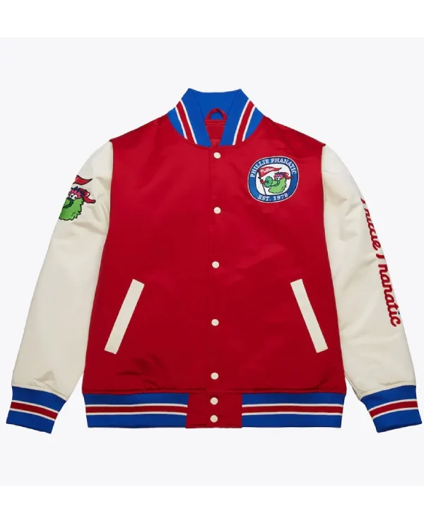 Philadelphia Phillies Primetime Vintage Satin Jacket