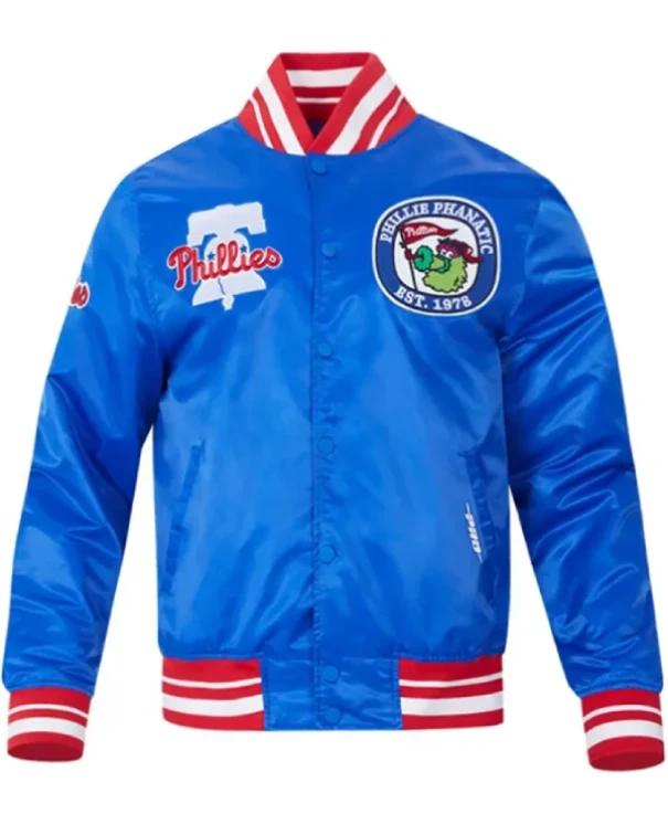 Phillie Phanatic Blue Mascot Philadelphia Phillies Jacket