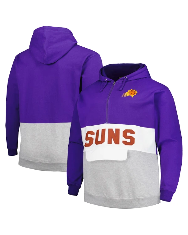 Phoenix Suns Half-Zip Hooded Jacket
