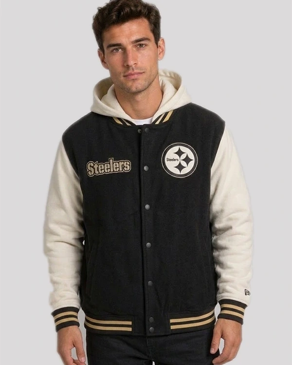 Pittsburgh Steelers 2026 New Era Hoodie Jacket
