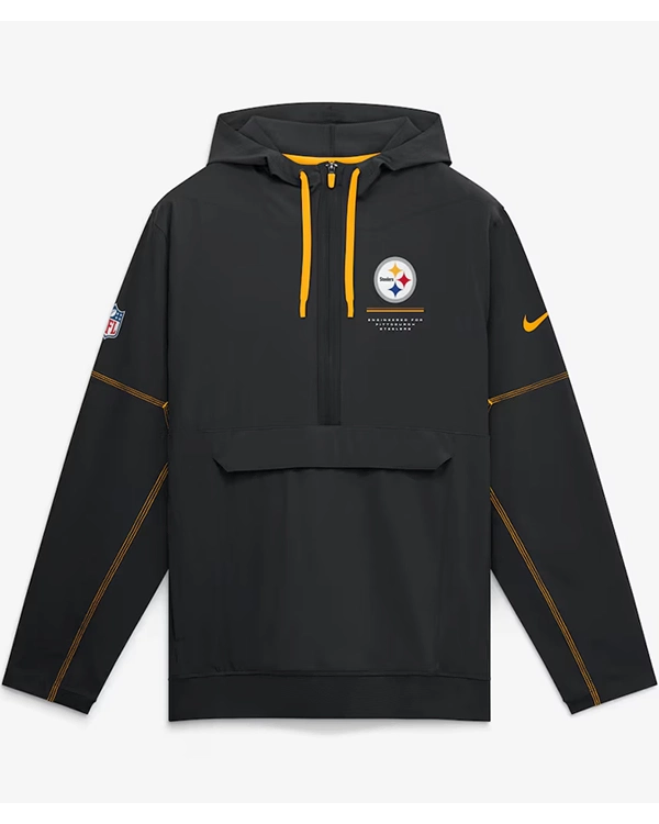 Pittsburgh Steelers 2026 Sideline Anorak Half-Zip Jacket
