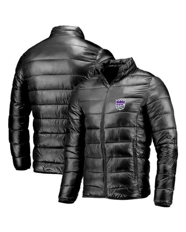 Sacramento Kings Black Puffer Jacket