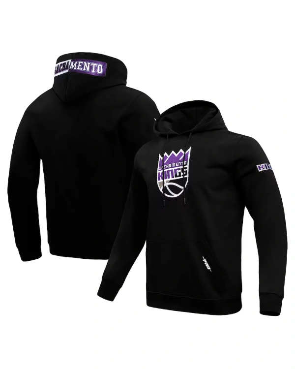 Sacramento Kings Pullover Black Hoodie