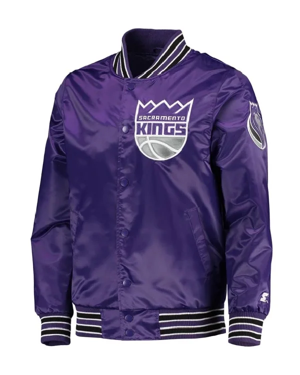 Sacramento Kings Satin Bomber Jacket