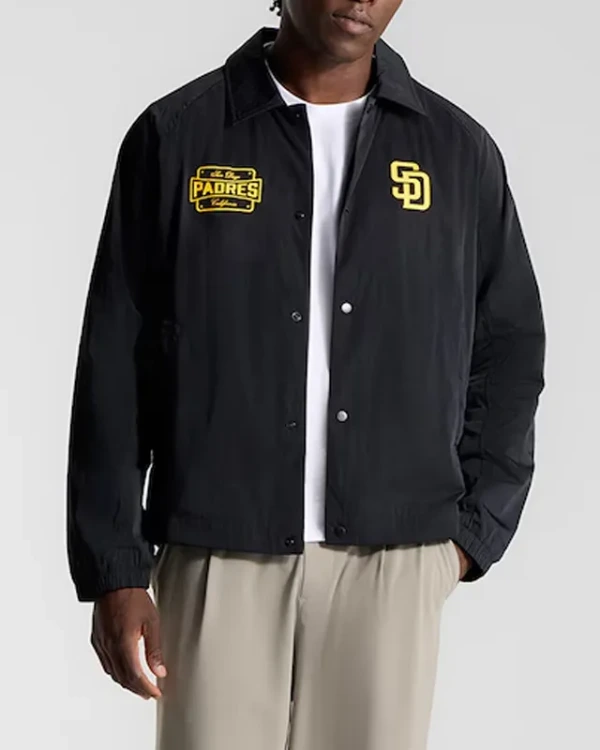San Diego Padres Coaches Black Jacket