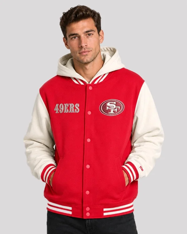 San Francisco 49ers 2026 New Era Hoodie Jacket