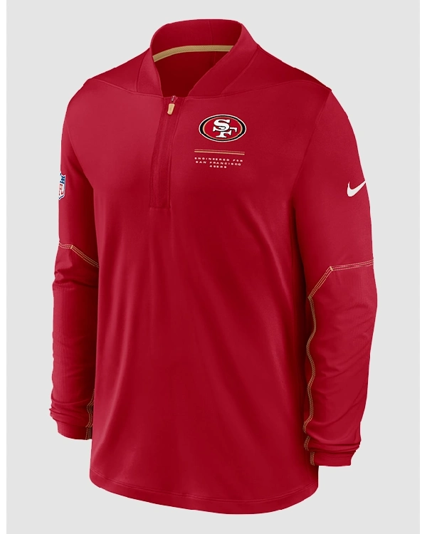 San Francisco 49ers 2026 Sideline Nike Quarter-Zip Top