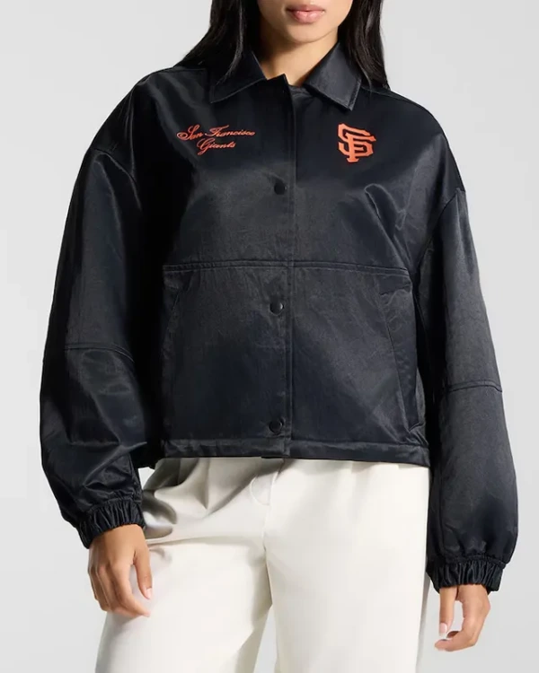 San Francisco Giants Coaches Black Full-Button Jacket