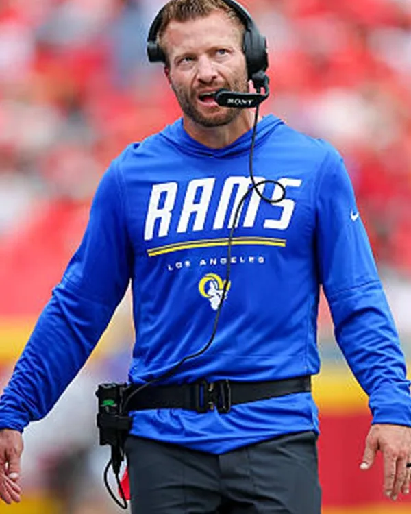 Sean McVay Preseason 2026 Rams Hooded T-Shirt