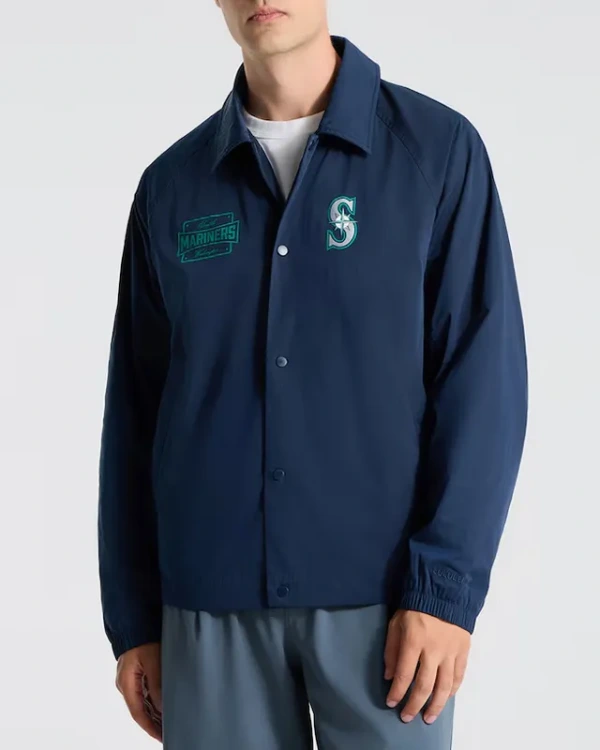 Seattle Mariners Coaches True Navy Jacket