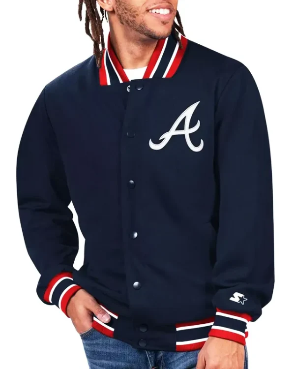 Secret Weapon Atlanta Braves Navy Jacket