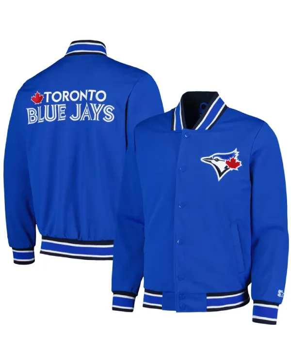 Shop Toronto Blue Jays Secret Weapon Full-Snap Royal Jacket Sale