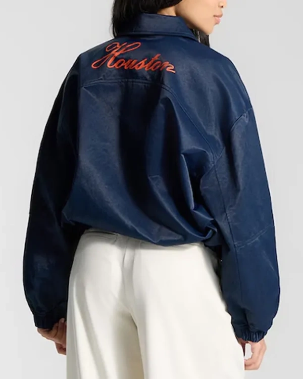 Shop True Navy Houston Astros Coaches Full-Button Jacket Sale
