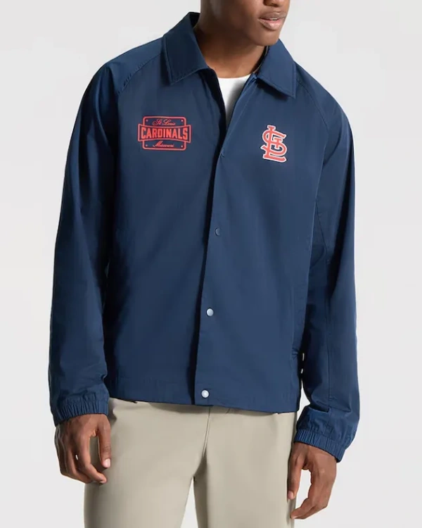 St. Louis Cardinals Coaches True Navy Jacket