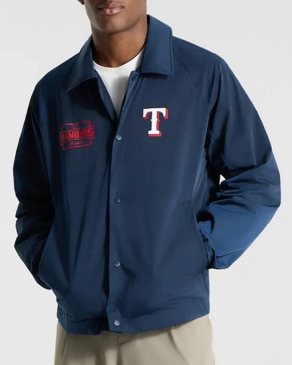 Texas Rangers Coaches True Navy Jacket