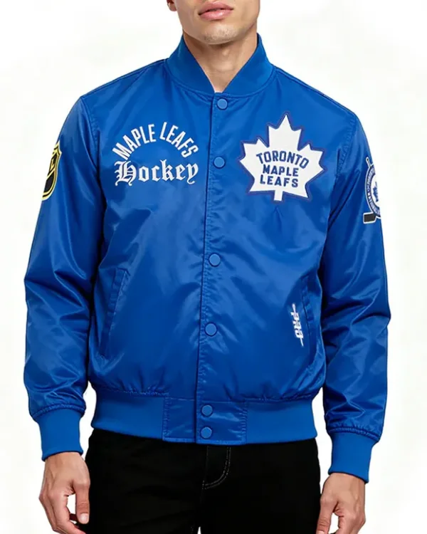 Toronto Maple Leafs Modern Originals Royal Satin Jacket