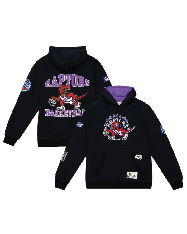 Toronto Raptors Black Pullover Hoodie