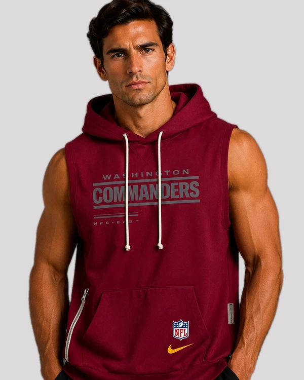 Washington Commanders 2026 Sideline Sleeveless Hoodie