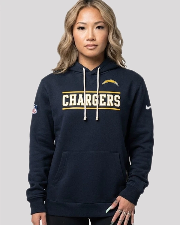 Womens Los Angeles Chargers 2026 Sideline Hoodie